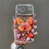 Diamond-Studded Butterfly Lens iPhone 17 Pro Max Drop-Proof Case, Compatible with Apple 14-16 Models.