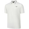 Nathan Bell Series Fashion Soft Versatile Short Sleeve Polo Shirt Unisex Tops White SA2259SP41C-WT044