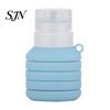 Leak Proof Travel Containers 50/110ML Collapsible Silicone Bottle for Toiletries, Compact Lotion Size Container, Foldable Refillable Shampoo