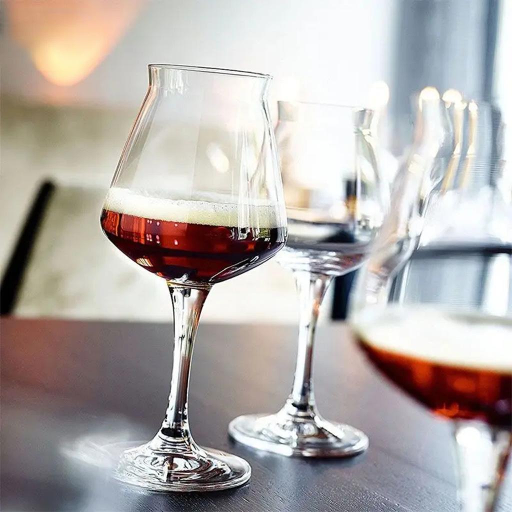 Extra Cool German Original Imported TEKU Craft Beer Mug Reverse Mouth Glass Cup - Enhance Your Drinking Experience!