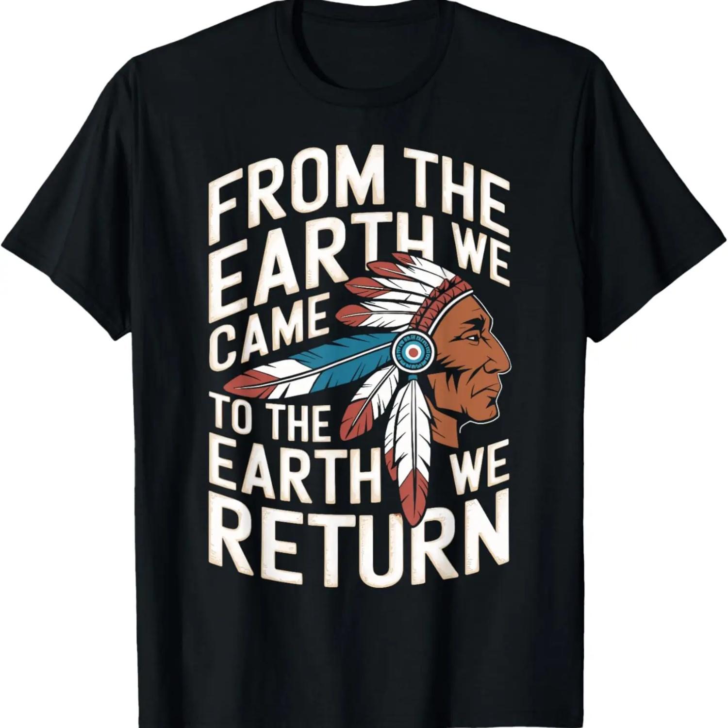 From the Earth We Came To the Earth We Return T-Shirt S чёрный