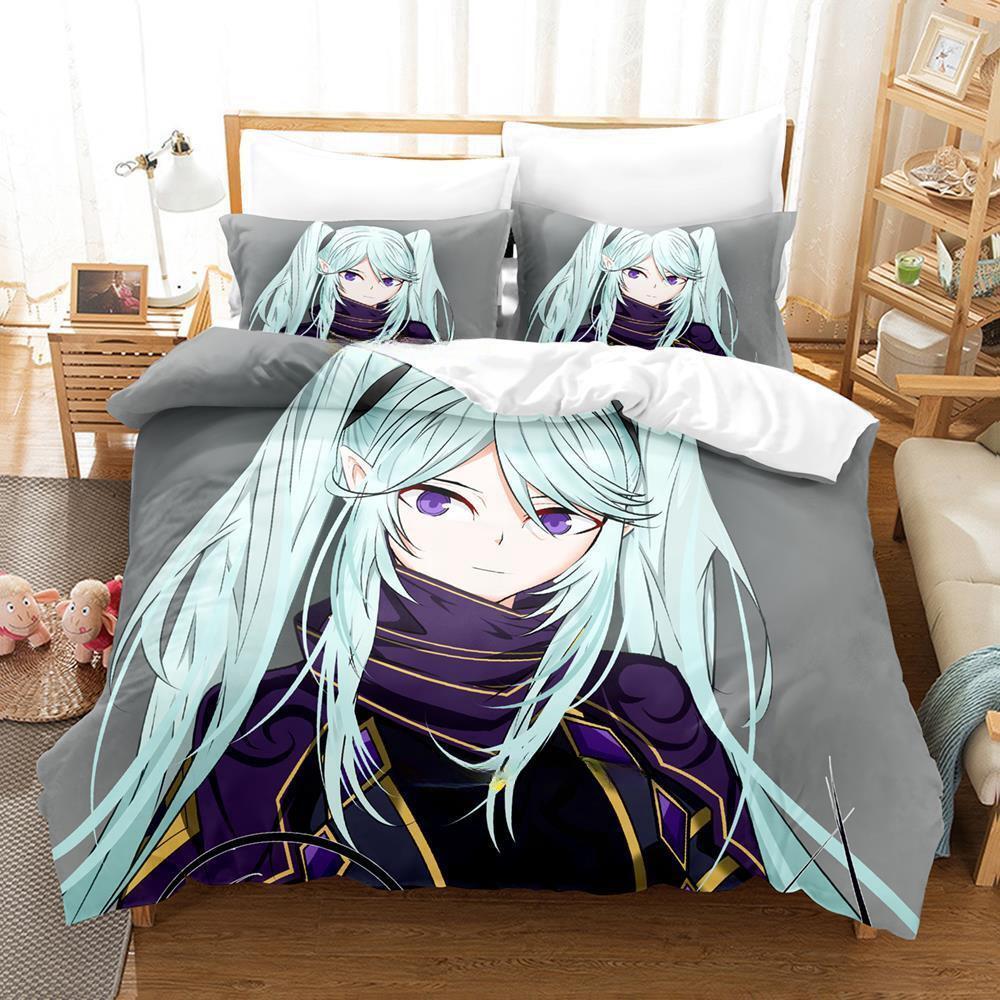 The Eminence In Shadow Cid Kagenou Bedding Set Cartoon Anime Three-piece Set Adult Kid Bedroom Duvet Cover Sets Home Textiles
