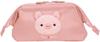 Skater Pig Small Item Cosmetic Pompon's Pouch, Pouch, Pouch, ZGAP1-A