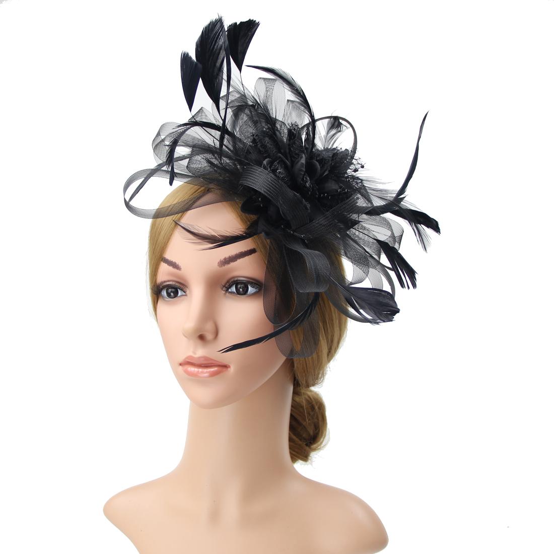 

Великий весільний чарівник з пір ям на пов язці Ladies Day Royal Ascot Races Aliceband Net чорний