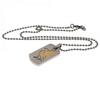 FC Bi Colour Cut Out Dog Tag And Chain