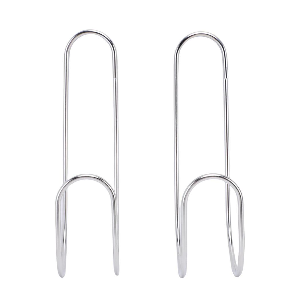 2pcs Water Hose Hook 304 Stainless Steel Strong Load Bearing Water Pipe Hanger for Drills Cables