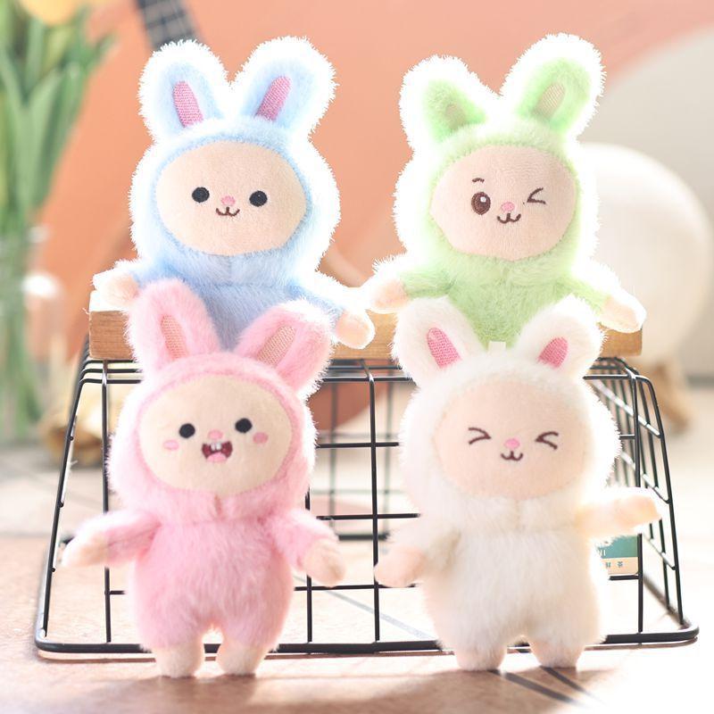Cute Bunny Plush Keychain With Soft Velvet Material For Kids And Teens