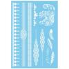 Waterproof White Tattoo Stickers Long-lasting Lace Flower Temporary Tattoo Stickers Ethnic Style Butterfly Tattoo Stickers Party