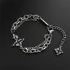 European-American Dark Cross Necklace: Men's Titanium Steel, Stylish Hip Hop Accessory