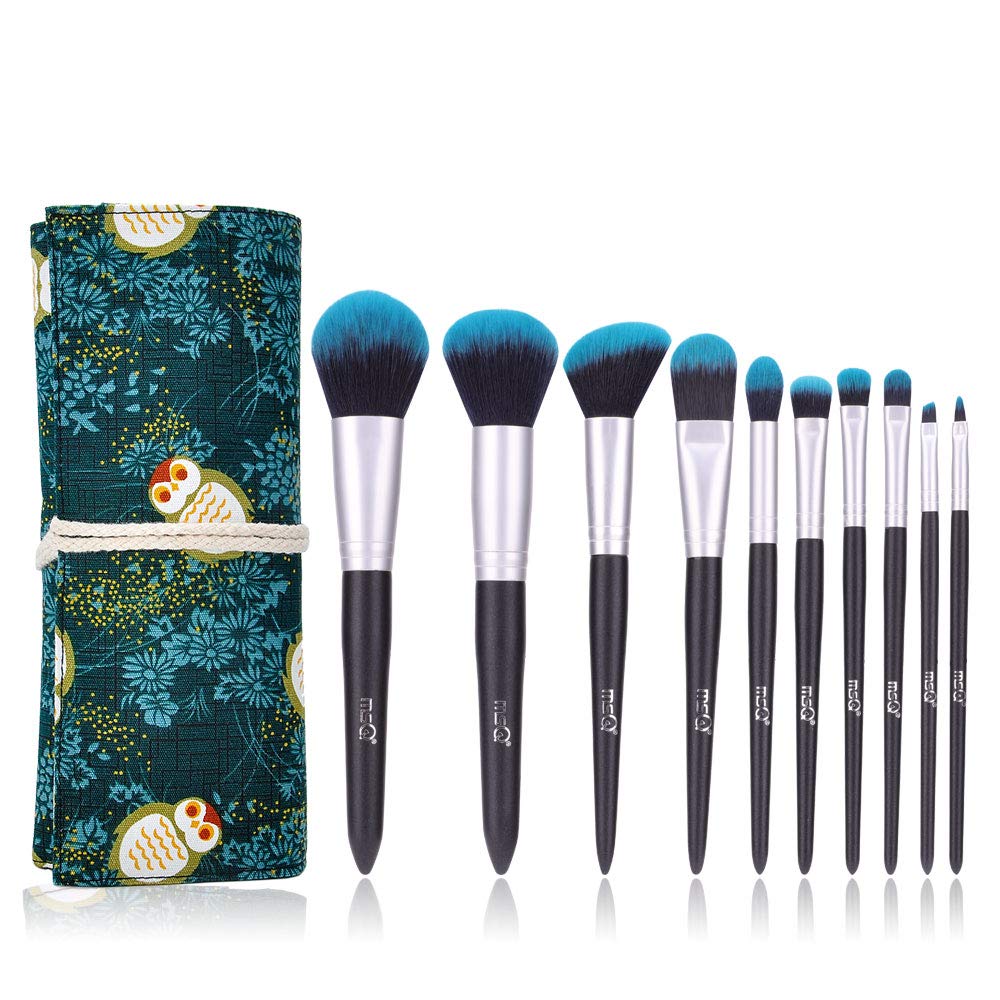 MSQ Professional Makeup Brush Includes Blush Eyeshadow and Face Features a Wide Range of Bristles and a Storage Box for Easy A Great Gift Super Soft