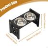 Elevated Cat Bowls Feeding Raised Station Pet Feeder for Dogs Cats