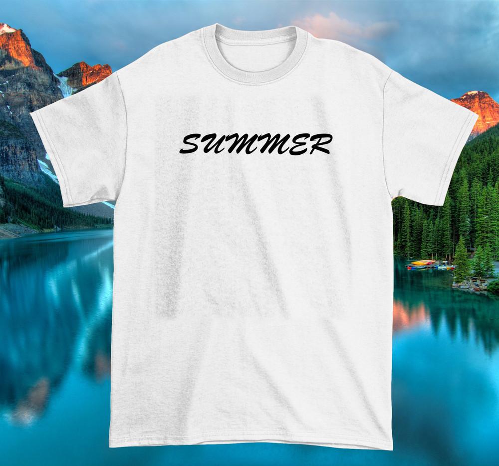 

SUMMER T shirt White Men And Women short sleeve Size S5XL Unisex T-Shirt S