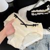 Ladies Summer New Style Pure Desire Sexy Sweet Lace Cotton Triangle Briefs