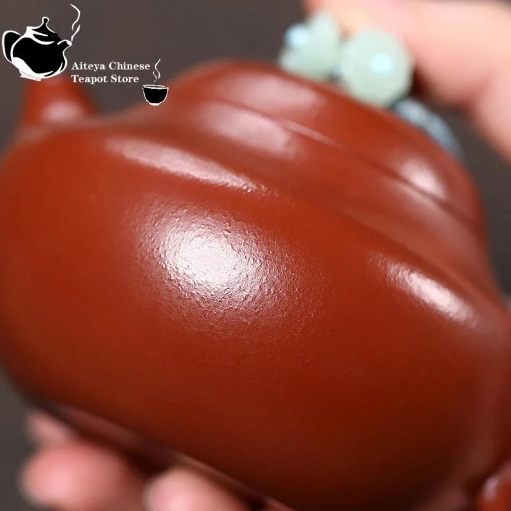 Yixing Purple Clay Teapot, Raw Ore, Small Coal Kiln, Red Clay, Small Eggplant, Melon Pot, Chinese Teapot, Kung Fu Tea Set