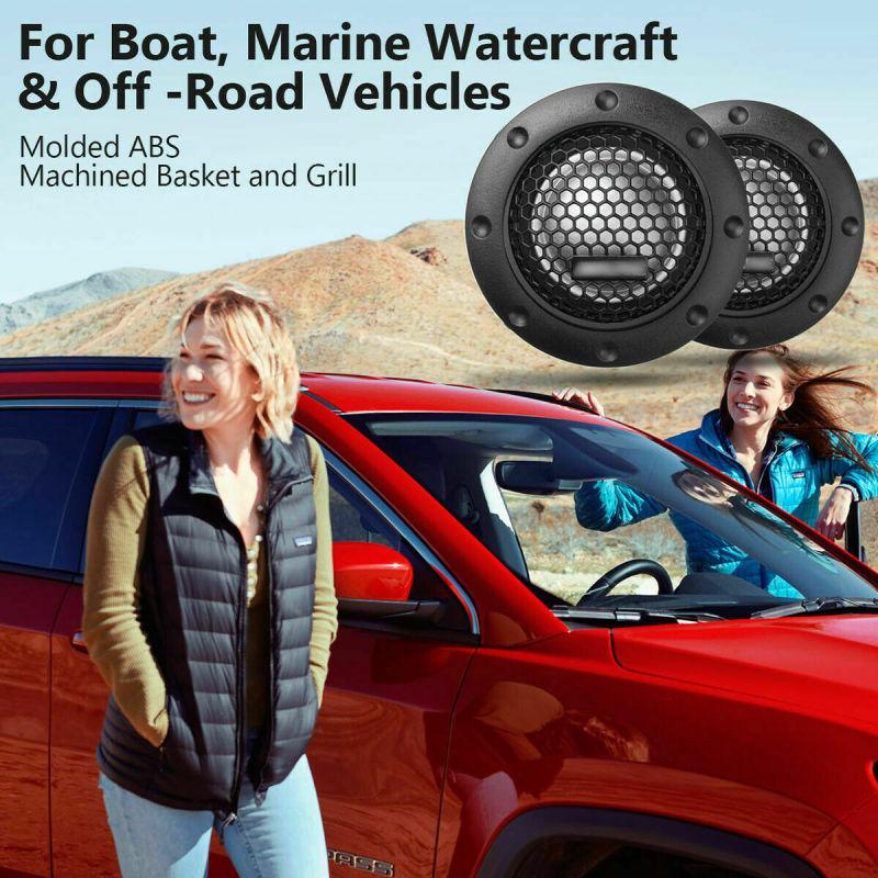 2PCS Tweeter Car Audio Silk Film For Car Modification 180W High-Pitched Audio Loudspeaker Car Audio