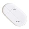 Dessert Tray Stackable Oval Food Serving Tray Free Spit Bone Dish Snack Plate Reusable Smooth Edge Food Plate For Kitchen