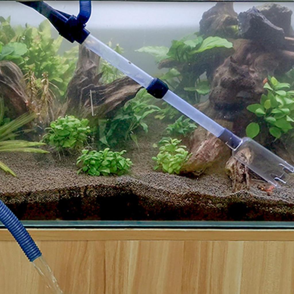 Electric Powerful Suction Aquarium Syphon Operated Fish Tank Sand Washer Cleaner Vacuum Gravel Water Changer Siphon Filter