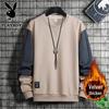 PLAYBOY Men's Oversized Casual Crew Neck Sweatshirt