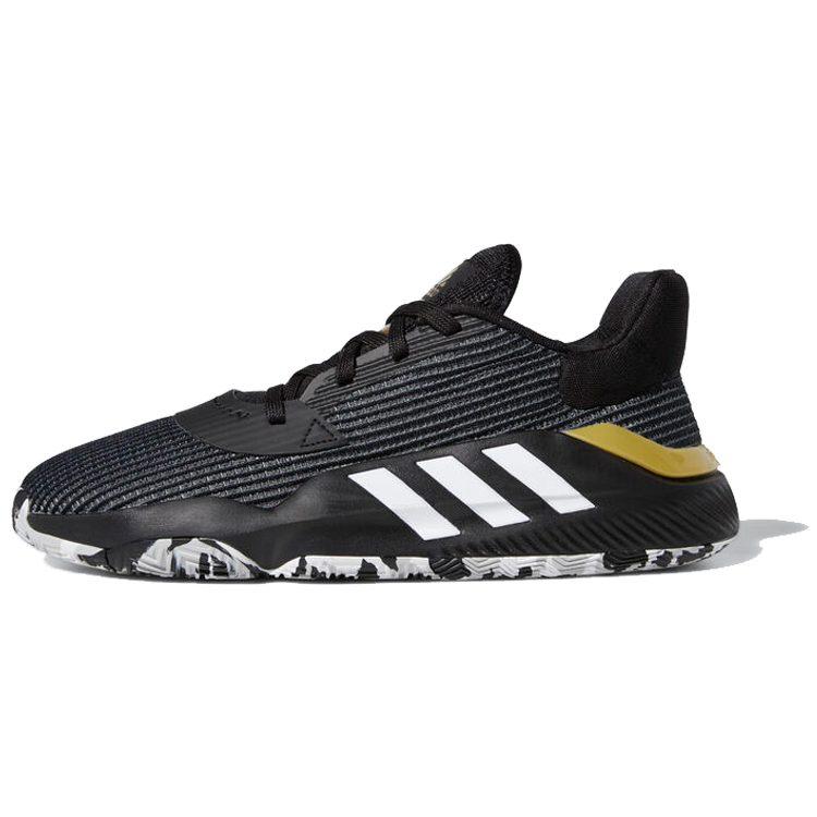 Adidas Pro Bounce 2019 Low 'Black Gold Metallic' EF0469