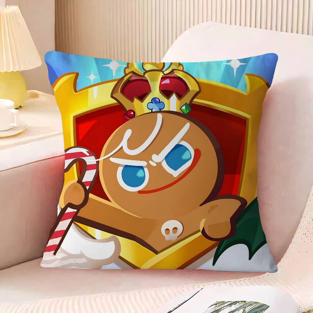 C-Cookie R-Run K-Kingdom Pillow Cover Sofa Cushion Cover Home Room Decoration Children Gift