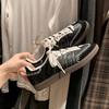 Autumn Casual Shoes New Retro Limited Stitching Forrest Gump Shoes Flat-soled German Training Shoes Low-top American Niche