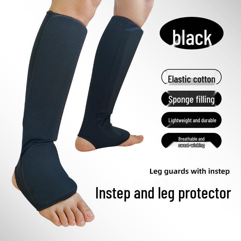 Boxing & Karate Shin and Foot Guard for Taekwondo and Sanda Combat Small