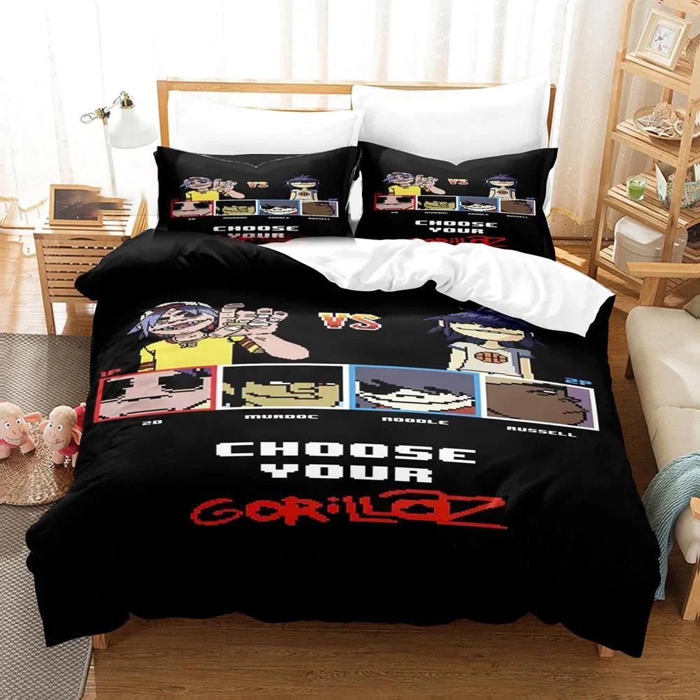 3D Printed Music Bedding Set Duvet Cover Bedroom Quilt King Size Duvet Cover Home Textile 2/3 Pieces