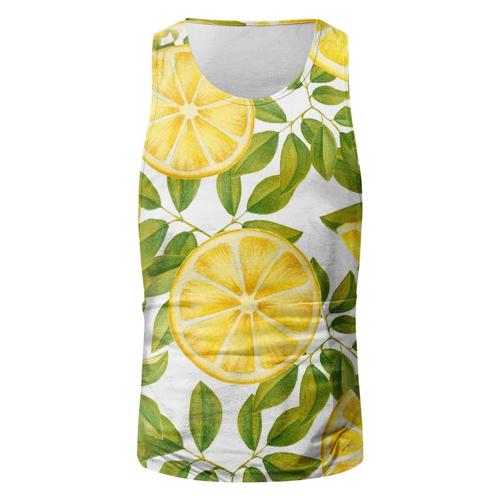 Summer Fresh Fashion New Beach Hawaii 3D Print Tank Top T-shirt