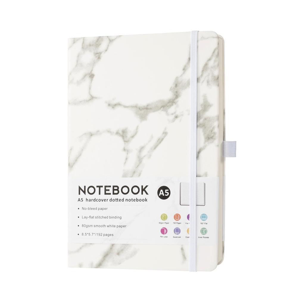 Creative A5 Business Notebook with Elastic Band - Thick & Simple Student Diary