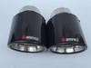 1pcs Car Carbon Fiber Exhaust Tip Muffler Pipe Universal Pipes Tail 63mm 2.5"Inlet 114mm 4.5"Outlet