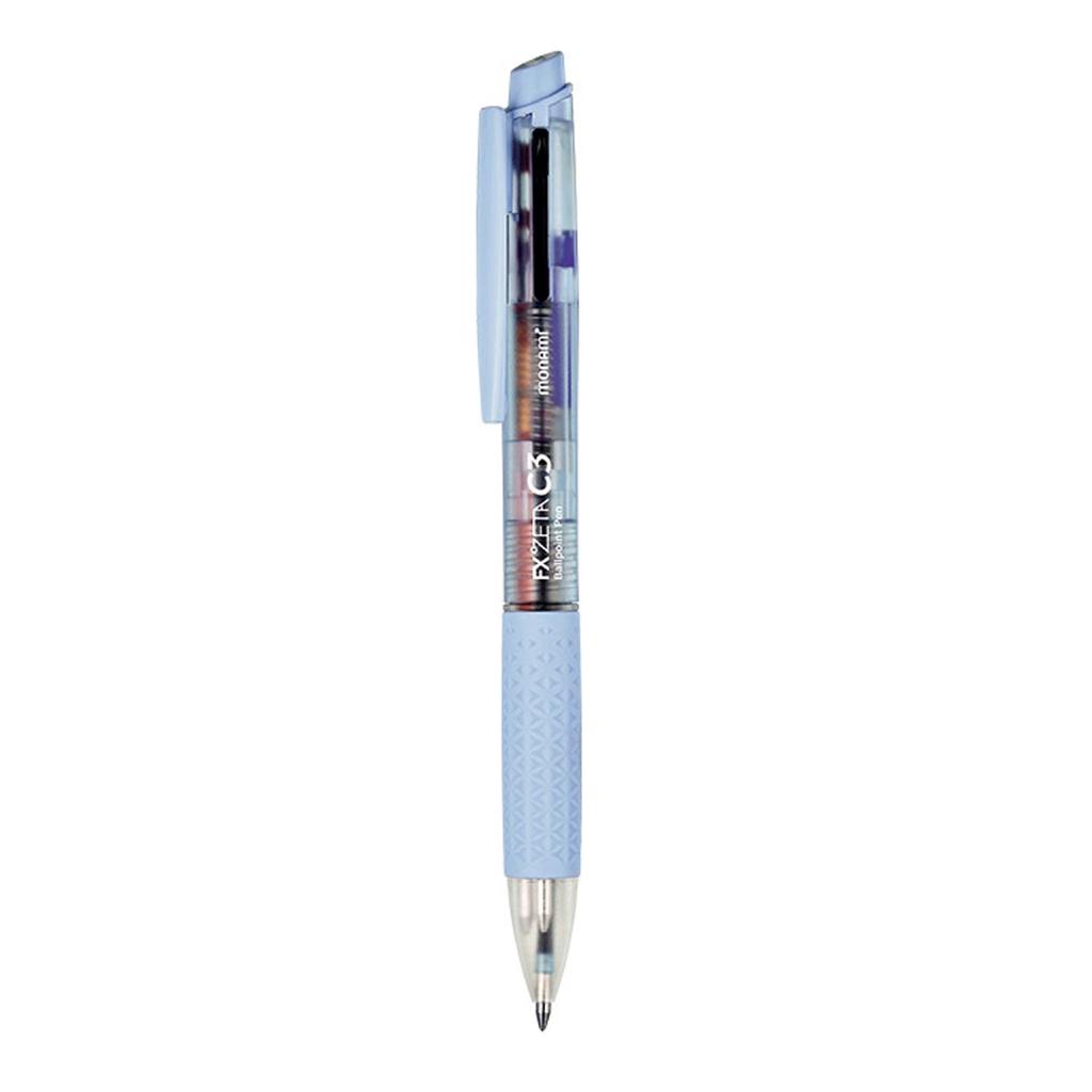 Monami Trio Color Gel Ballpoint Pen - 0.38/0.5/0.7mm