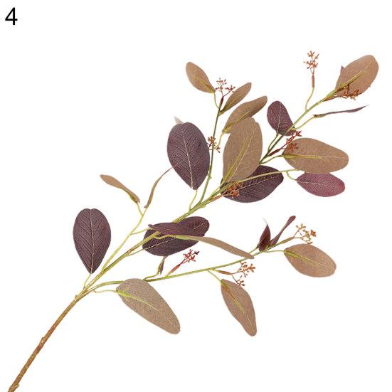 Konstgjorda eukalyptusblad Falsk blomma Växt Bröllop Hem Café Party Dekor