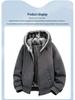 2025 Men's Trendy Lightweight Winter Jacket: Velvet-Lined, Thick, Warm, Fashionable, Loose-Fit Outerwear