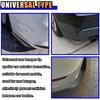 2PCS Universal Car Rear Bumper Lip Splitter Canard Diffuser, Side Fin Fenders Skirt Protector Exterior Decoration Trim For Car (Carbon Fiber)