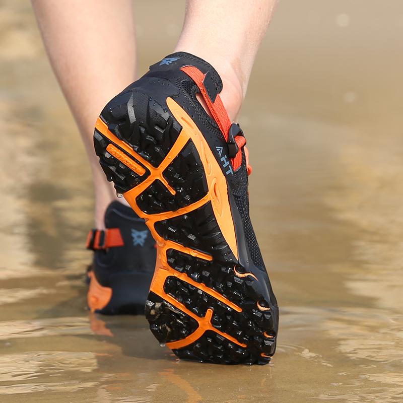 HUMTTO Pantofi de drumeție de vară, la modă, în aer liber, cu uscare rapidă, sandale de plajă pentru bărbați, respirabili, anti-alunecare, cu apă de munte, pantofi pentru bărbați