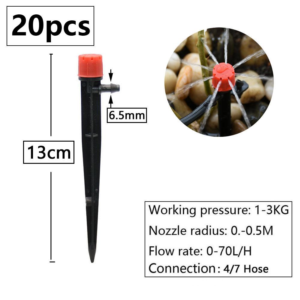 

DIY Drip Irrigation System Automatic Watering Kit Irrigation Timer Garden Hose Adjustable Dripper Garden Tool Set