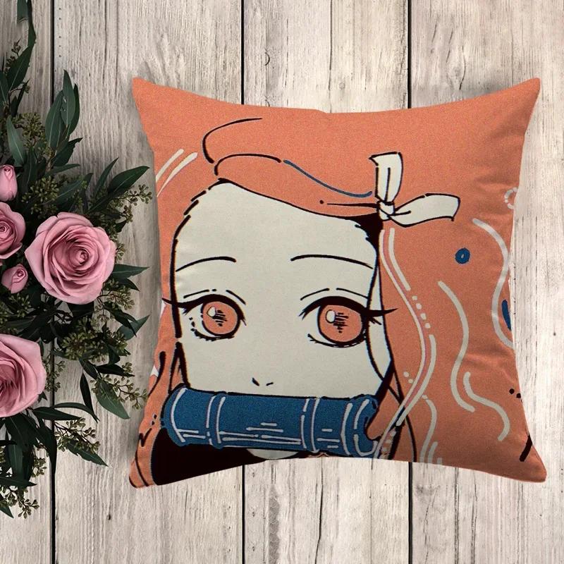 Kissen Dämonentöter Kissenbezug Luxus Herbstdeko Dekorative Kissenbezüge Bezüge für Bettkissen Sofakissen Kissenbezug