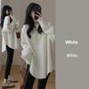 Pink Crewneck Sweater Women's New Fall Outfit Korean Style Atmosphere Aesthetic Top