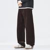 Autumn and winter new heavy corduroy casual pants men's loose and comfortable straight wide-leg trousers men