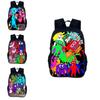 Garten Of Banban 3 40cm Cute And Colorful Cartoon Print Nylon Backpack For Boys And Girls Ideal For School