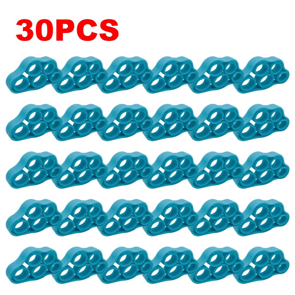 10-40PCS Silicone Finger Gripper 5 Fingers Strengthener Trainer Elastic Wrist Stretcher Finger Expander For Fitness Training New