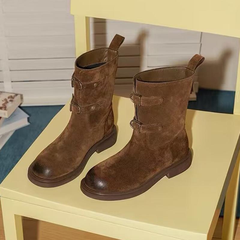 

Балетки Женские Ботильоны Дизайнерские Замшевые Туфли Зимний Модный Тренд Ботинки Челси Новые Для Ходьбы Готические Короткие Женские Ботинки 40