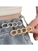 Chain Shape Pants Waist Trimmer, Loose Jeans Button, Seamless Button, Detachable and Adjustable Button Pin Jeans Women's Skirt