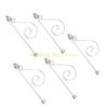 KX4B Set of 5 Metal Beadable Hnaging Ornament for Christmas Decors and Gift Making