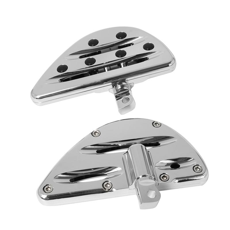 Motorcycle Chrome Passenger Floorboards Rear Foot Pegs Footrest For Harley Softail Heritage Touring Electra Glide Sportster Dyna