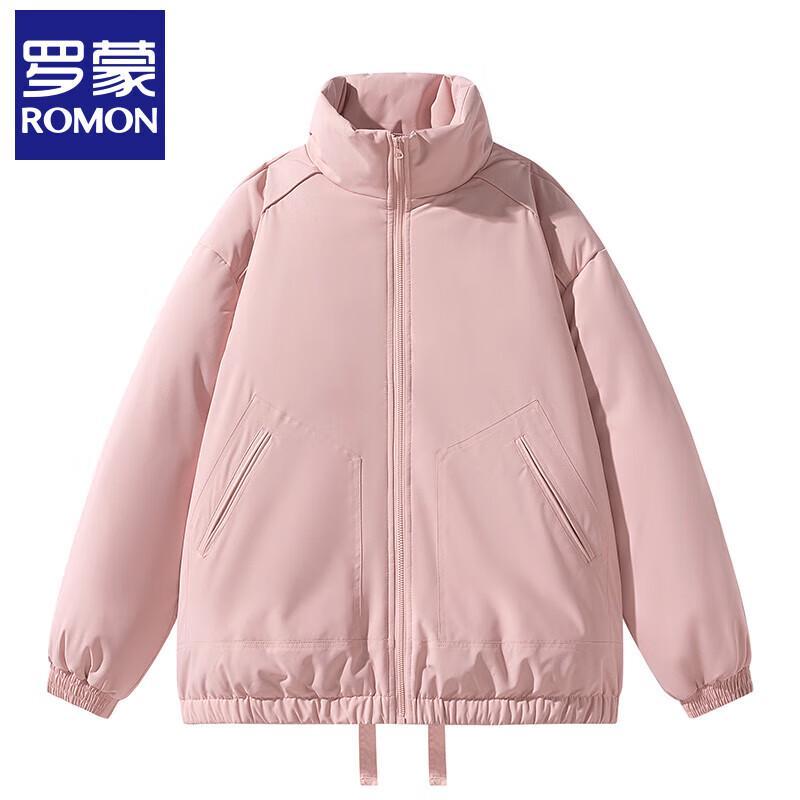 Romon Men's Stand Collar Padded Jacket