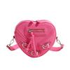 Bags personality love small bag 2025 new Korean version fashion rivet trend ins Internet celebrity ladies messenger bag