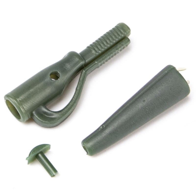 Line Clip Accessory Set for Bottom Fishing Tackle, Fishing Swivels Connector with Tail Sleeve and Retaining Pin for Routine Use