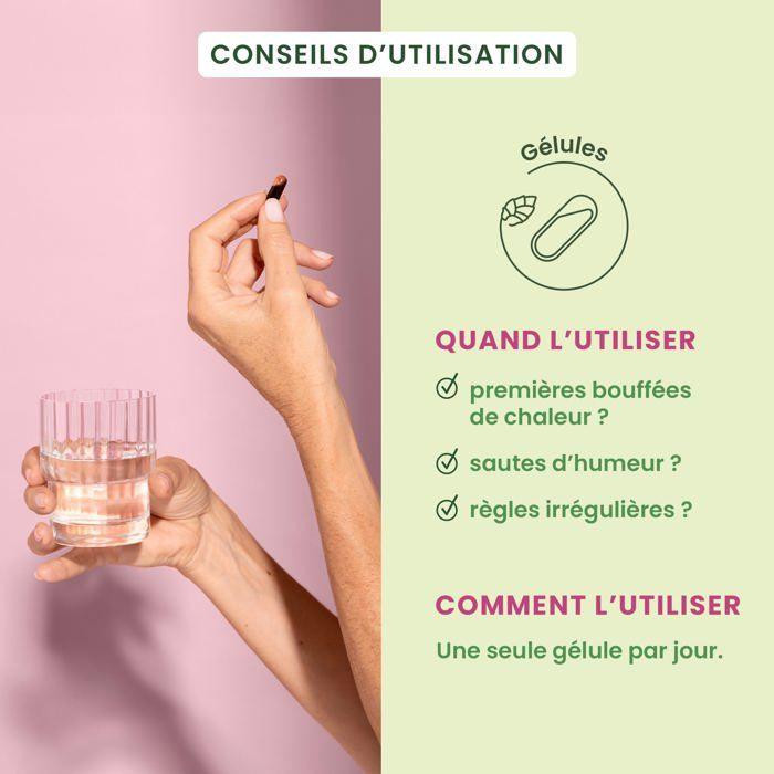 Périménopause - 30 GEMMOCAPS - Équilibre Hormonal, Bouffées De Chaleur, Sautes D'humeur - Herbalgem