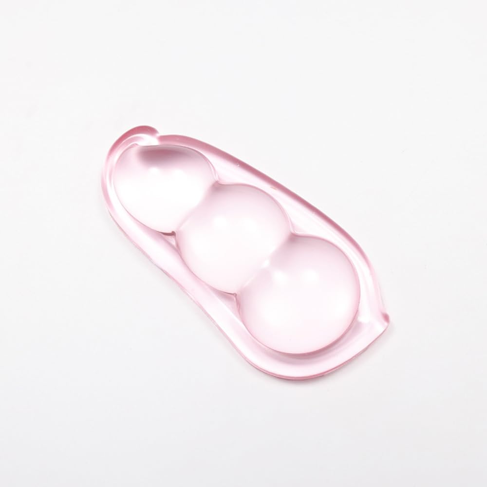 

Подставка для запястья мыши Дизайн голландской фасоли Прозрачная мини-подушечка для запястья Мягкий гелевый наполнитель Подставка для руки Милая подставка для ладони Подушечка для запястья из пены с памятью Водонепроницаемая Для 13 см розовый